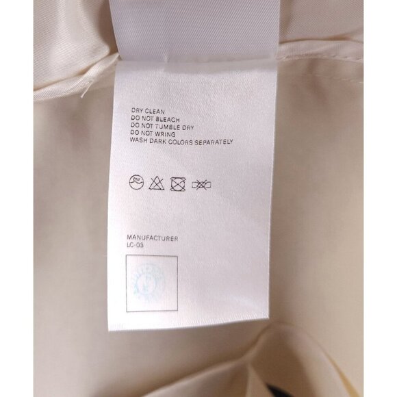 LOW CLASSIC Cotton Blazer Size S Womens Ivory Jacket $450 - Picture 15 of 16